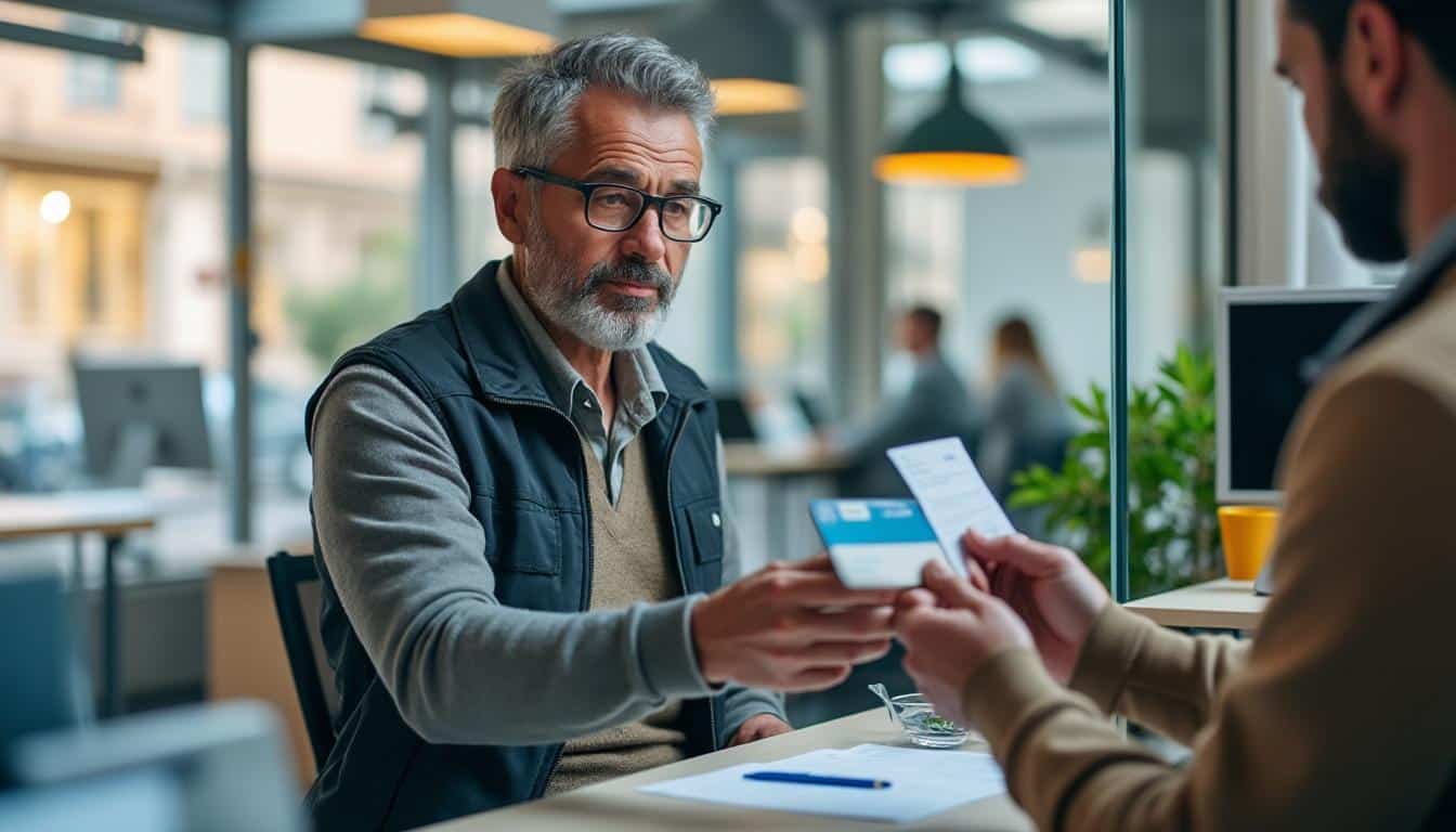 Quelle est la procédure à suivre pour un retait au guichet dans une banque classique ?