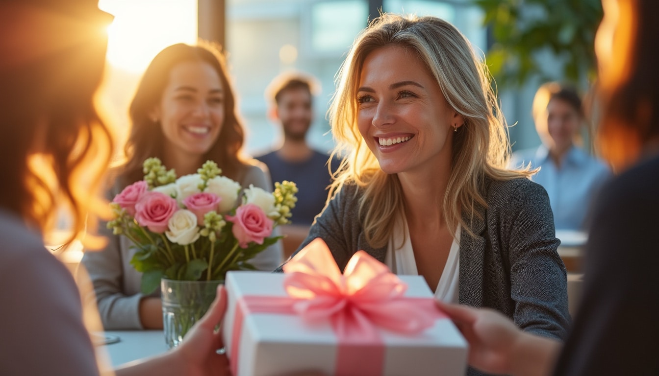 Illustration: Pourquoi offrir un présent particulier lors du départ à la retraite d’une femme ?